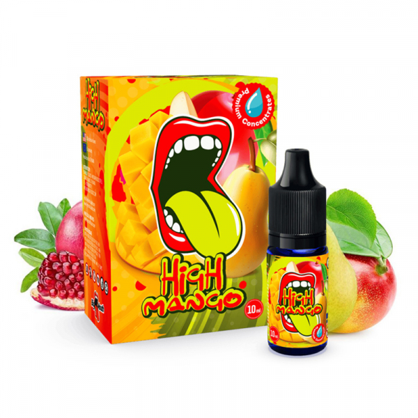 Příchuť Big Mouth High Mango - Mango, hruška, granátové jablko (10 ml)