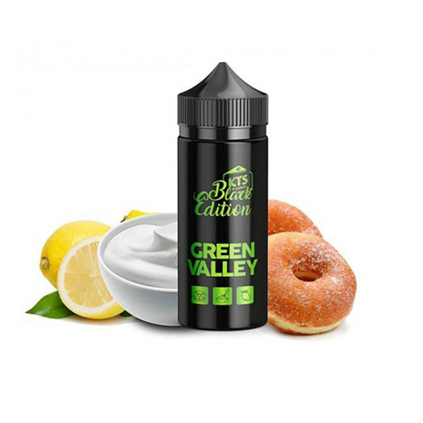 Příchuť KTS Black Edition Shake and Vape Green Valley - Donut, citrónový krém