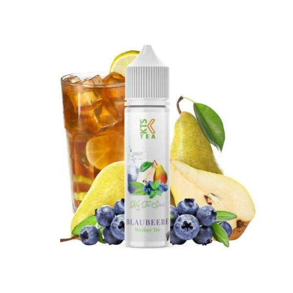 Příchuť KTS Tea Blaubeere - Bílý ledový čaj, hruška, borůvka