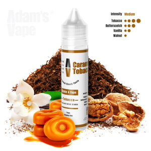 Příchuť Adam's Vape Caramel Tobacco - Tabák, slaný karamel, vanilka, ořechy