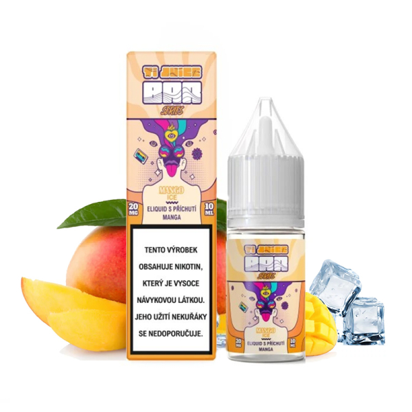 E-liquid TI Juice Bar Series Mango Ice Nic Salt - Ledové mango