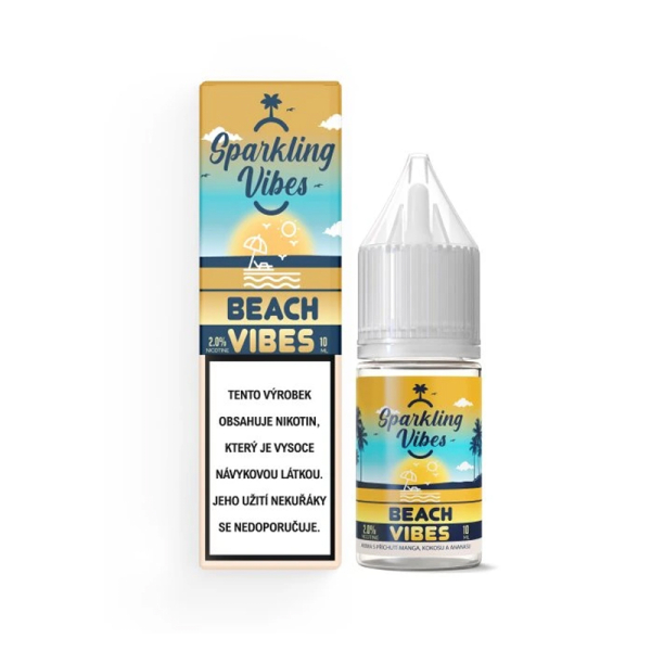 E-liquid Sparkling Vibes Beach Vibes Nic Salt - Ananas, mango a kokos