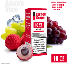 E-liquid Adam's Vape Lychee Grape Nic Salt - Liči, hroznové víno