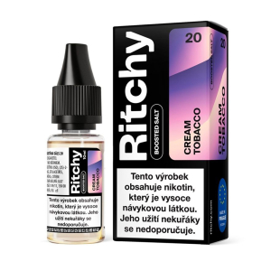 E-liquid Ritchy Salt Cream Tobacco - Tabák, smetana (10 ml)