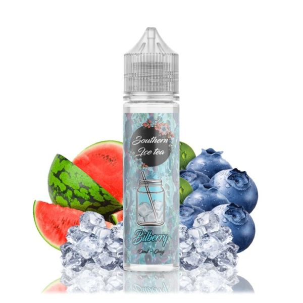 Příchuť TI Juice Southern Ice Tea Billberry - Ledový čaj, borůvka, vodní meloun