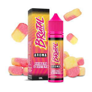Příchuť Just Juice Brutal Rhubarb & Custard - Bonbóny, rebarbora a pudink