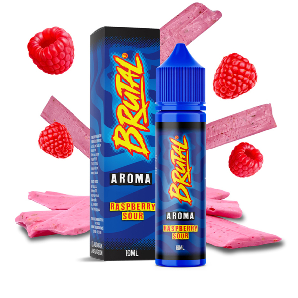 Příchuť Just Juice Brutal Raspberry Sour - Malinové bonbóny