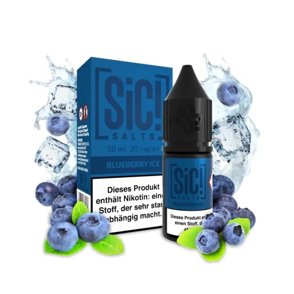 E-liquid Sic! Salts Blueberry Ice - Ledová borůvka