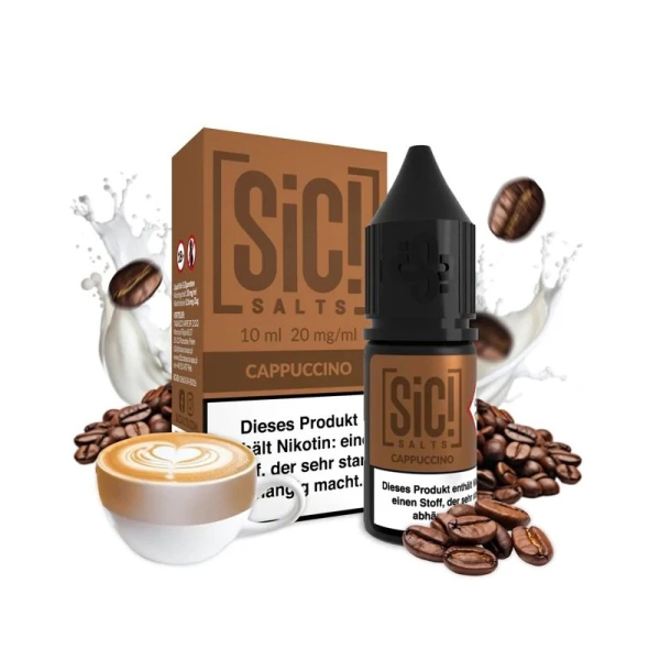 E-liquid Sic! Salts Cappuccino - Krémové kapučíno