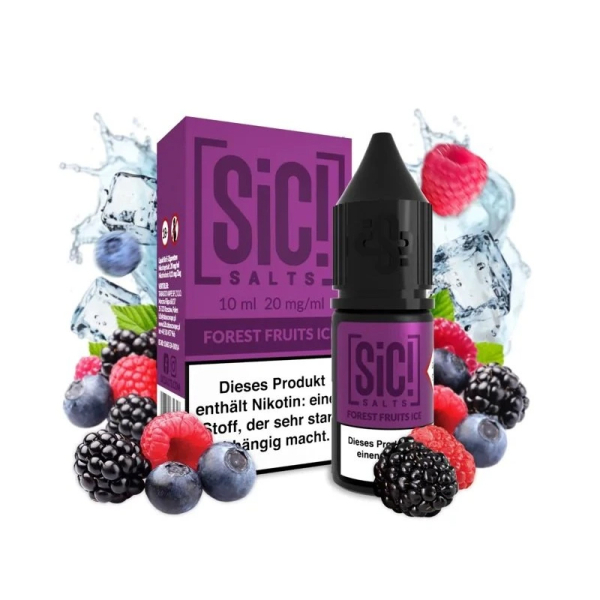 E-liquid Sic! Salts Forest Fruits Ice - Ledové lesní plody