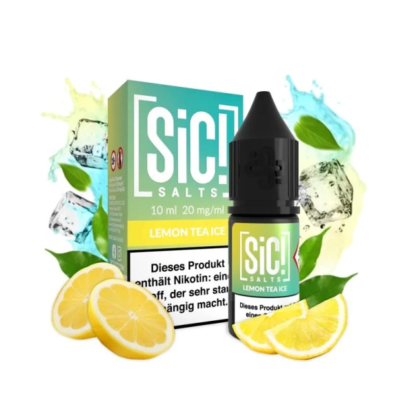 E-liquid Sic! Salts Lemon Tea Ice - Ledový citronový čaj