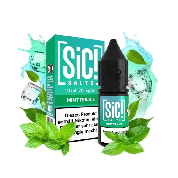 E-liquid Sic! Salts Mint Tea Ice - Ledový mátový čaj