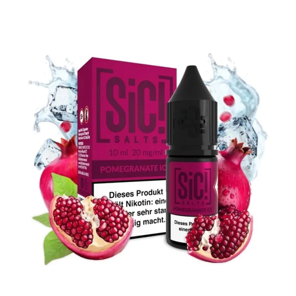 E-liquid Sic! Salts Pomegranate Ice - Ledové granátové jablko