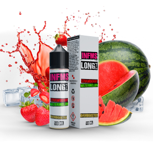 Příchuť Infamous LongZ Strawberry Watermelon - Jahoda, vodní meloun