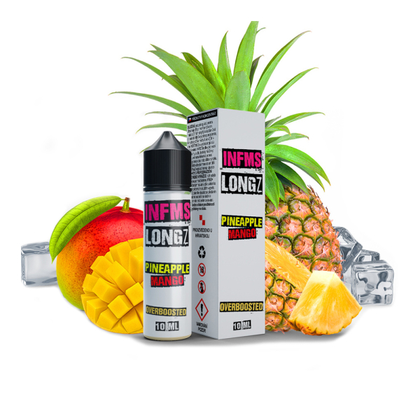 Příchuť Infamous LongZ Pineapple Mango - Ledový ananas, mango