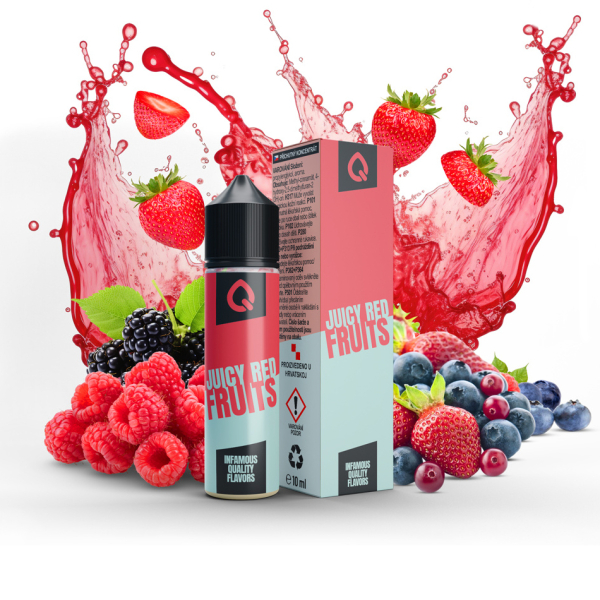 Příchuť Infamous Liqonic Juicy Red Fruits - Šťavnaté bobulovité plody
