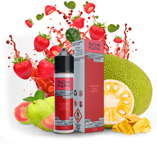 Příchuť Pacha Mama Strawberry Guava Jackfruit - Jahoda, guava, jackfruit