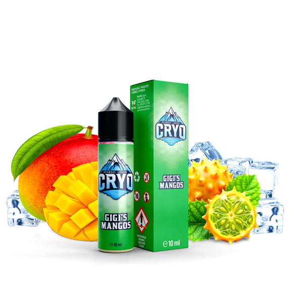 Příchuť Infamous Cryo Gigi´s Mangos - Mango a kiwano
