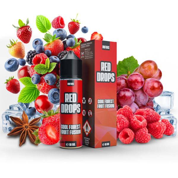 Příchuť Infamous Red Drops - Lesní bobule a anýz