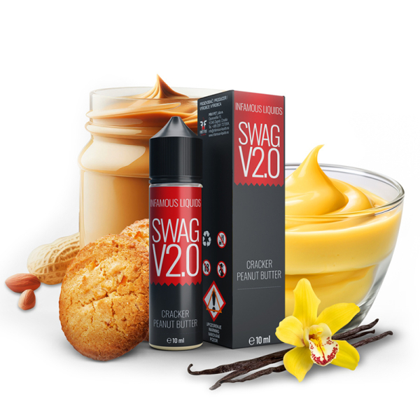 Příchuť Infamous Originals SWAG 2.0 - Sušenka, arašídové máslo, vanilka