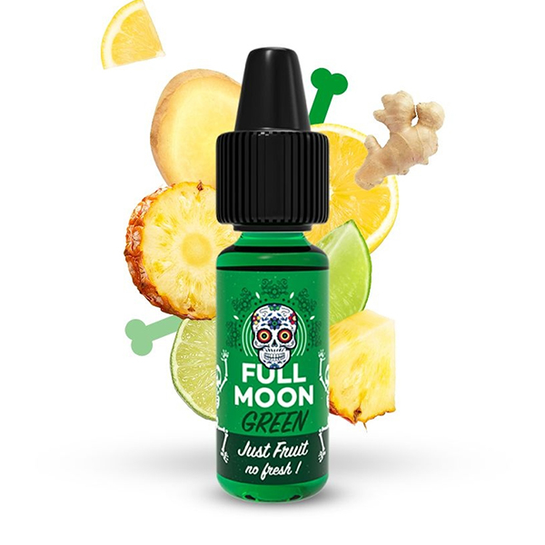 Příchuť Full Moon Just Fruit Green - Citrusy, zázvor (10 ml)