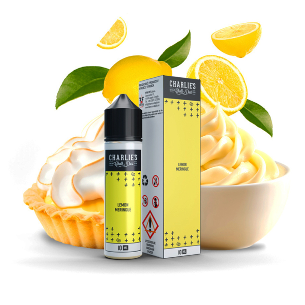 Příchuť Charlie's Chalk Dust Lemon Meringue - Citrónový koláč se sněhovou pusinkou