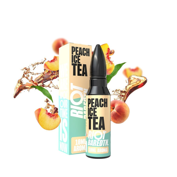 Příchuť Riot BAR EDTN Shake and Vape Peach Ice Tea - Broskvový ledový čaj