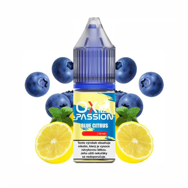 E-liquid OXVA Ox Passion Salts Blue Citrus - Borůvka, citron