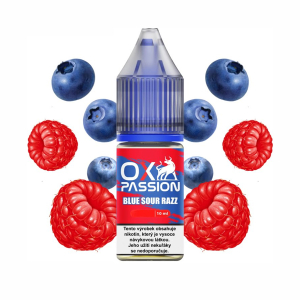 E-liquid OXVA Ox Passion Salts Blue Sour Razz - Borůvka, kyselá malina