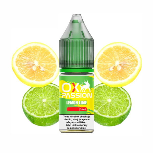 E-liquid OXVA Ox Passion Salts Lemon Lime - Citron, limetka