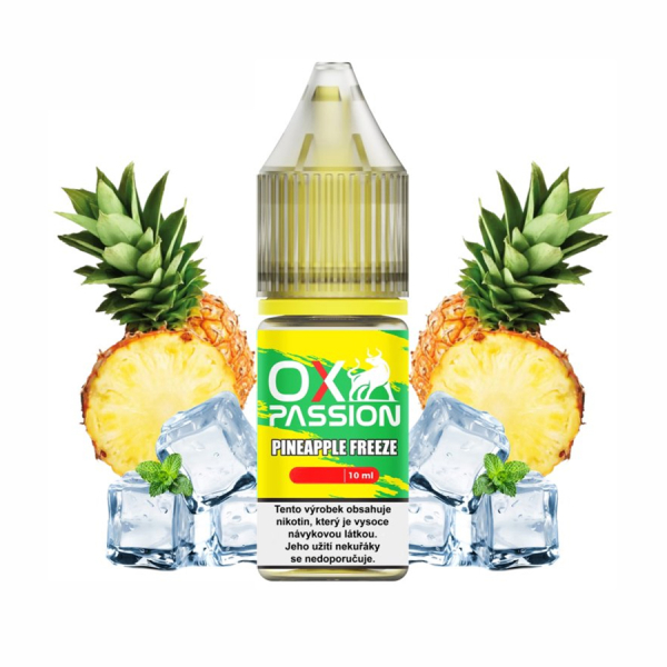 E-liquid OXVA Ox Passion Salts Pineapple Freeze - Ledový ananas
