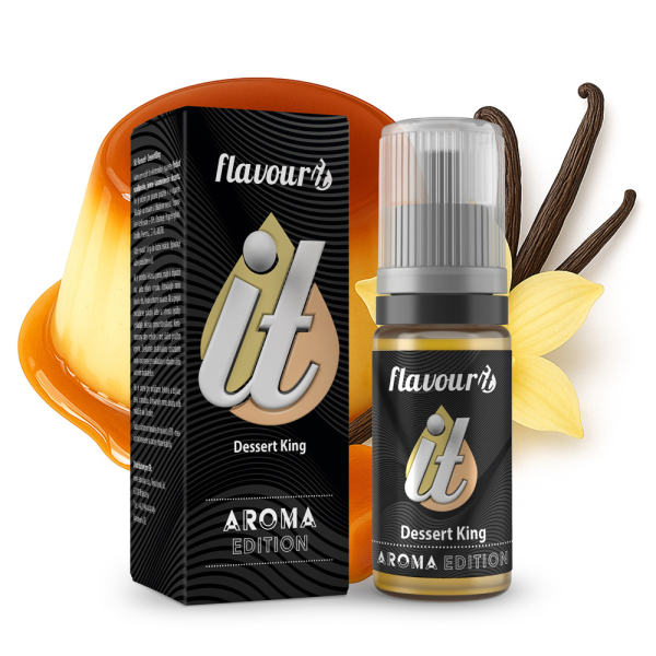 Příchuť Flavourit Dessert King - Vanilkový pudink, karamel