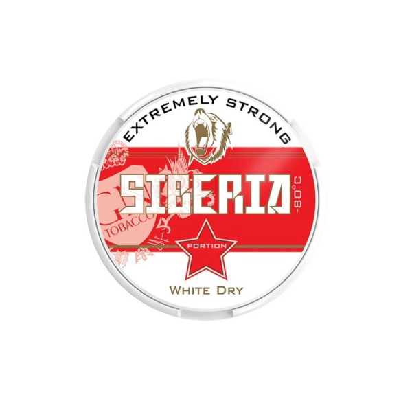 Nikotinové sáčky SIBERIA White Dry - Mentol (43 mg)