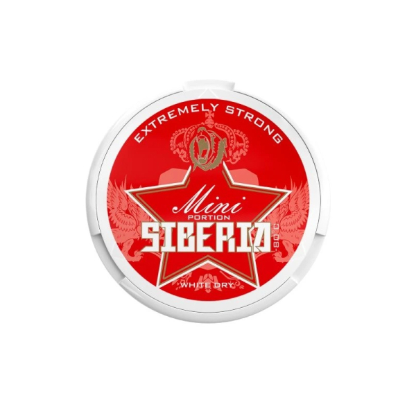 Nikotinové sáčky SIBERIA White Dry Mini - Mentol (43 mg)