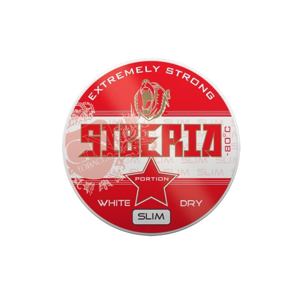 Nikotinové sáčky SIBERIA White Dry Slim - Mentol (43 mg)