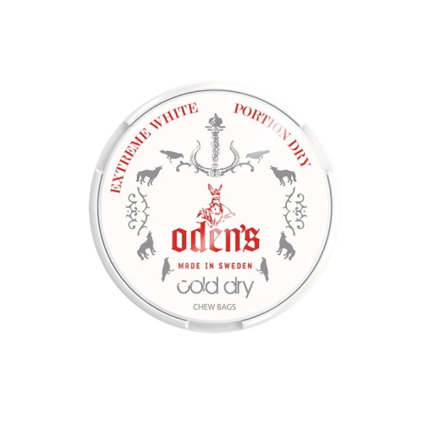 Nikotinové sáčky Odens Extreme Cold White Dry - Svěží tabák s mátou (22 mg)