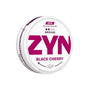 Nikotinové sáčky ZYN Mini MEDIUM Black Cherry - Třešeň, lesní ovoce, vanilka (3 mg)