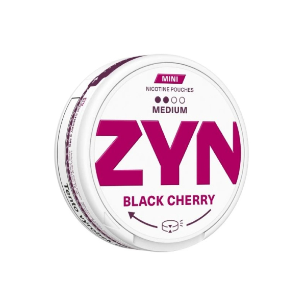 Nikotinové sáčky ZYN Mini MEDIUM Black Cherry - Třešeň, lesní ovoce, vanilka (3 mg)