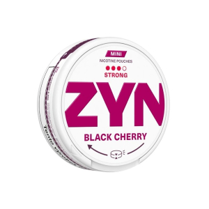 Nikotinové sáčky ZYN Mini STRONG Black Cherry - Třešeň, lesní ovoce, vanilka (6 mg)