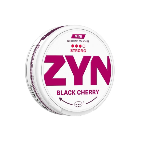 Nikotinové sáčky ZYN Mini STRONG Black Cherry - Třešeň, lesní ovoce, vanilka (6 mg)