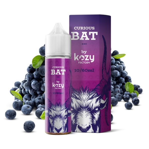 Příchuť Kozy Factory Curious Bat - Borůvka