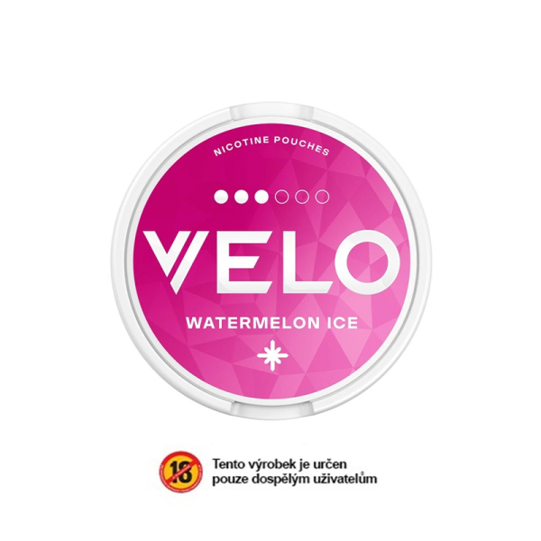 Nikotinové sáčky VELO Watermelon Ice - Ledový meloun (8 mg)