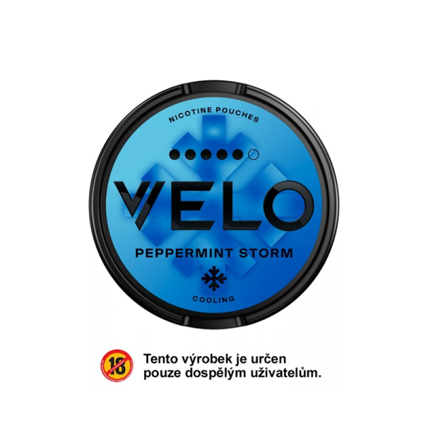 Nikotinové sáčky VELO Peppermint Storm - Svěží máta peprná (10,9 mg)