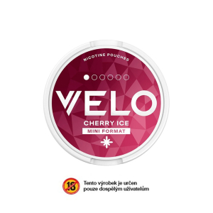 Nikotinov&eacute; s&aacute;čky VELO Cherry Ice - Ledov&aacute; tře&scaron;eň (4 mg)