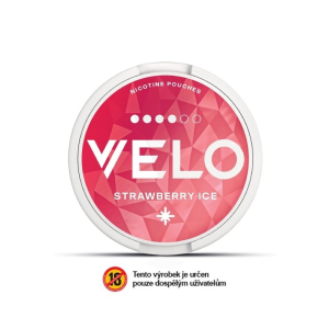 Nikotinov&eacute; s&aacute;čky VELO Strawberry Ice - Ledov&aacute; jahoda (10,9 mg)