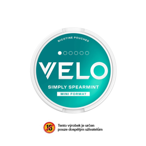 Nikotinov&eacute; s&aacute;čky VELO Simply Spearmint Mini - M&aacute;ta (4 mg)