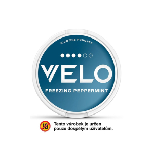 Nikotinov&eacute; s&aacute;čky VELO Freezing Peppermint - Mraziv&aacute; m&aacute;ta (10,9 mg)