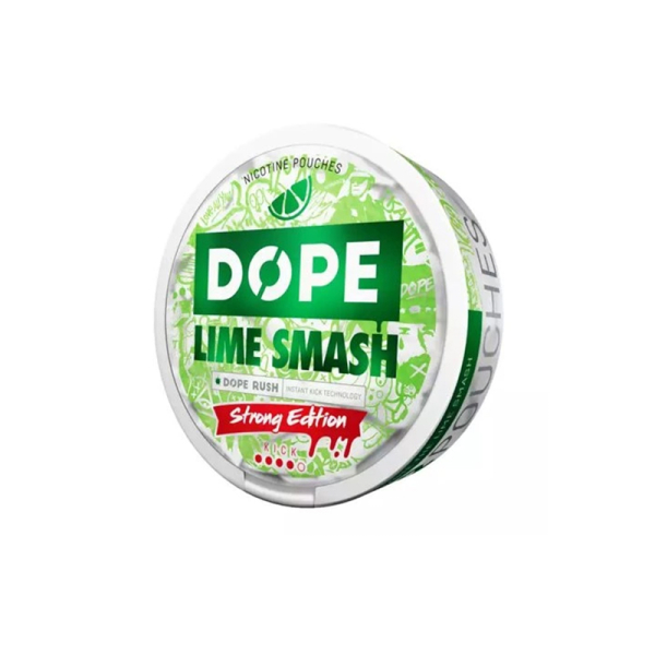 Nikotinové sáčky DOPE Lime Smash Strong Edition - Limetka (16 mg)