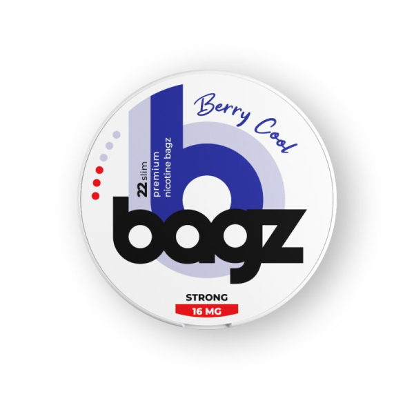 Nikotinové sáčky Bagz Berry Cool STRONG - Chladivé bobule (16 mg)
