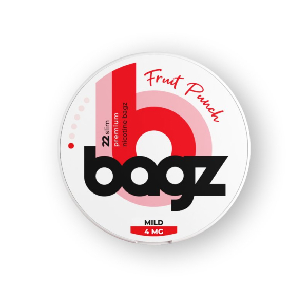 Nikotinové sáčky Bagz Fruit Punch MILD - Ovocný punč (4 mg)